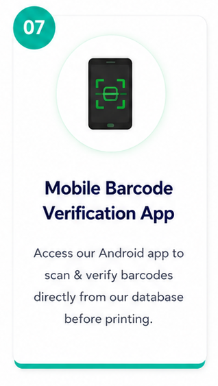 QuickBarcode App Access To Scan & Verify Before Printing